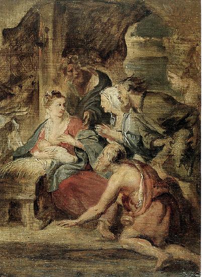 Peter Paul Rubens Anbetung der Hirten France oil painting art